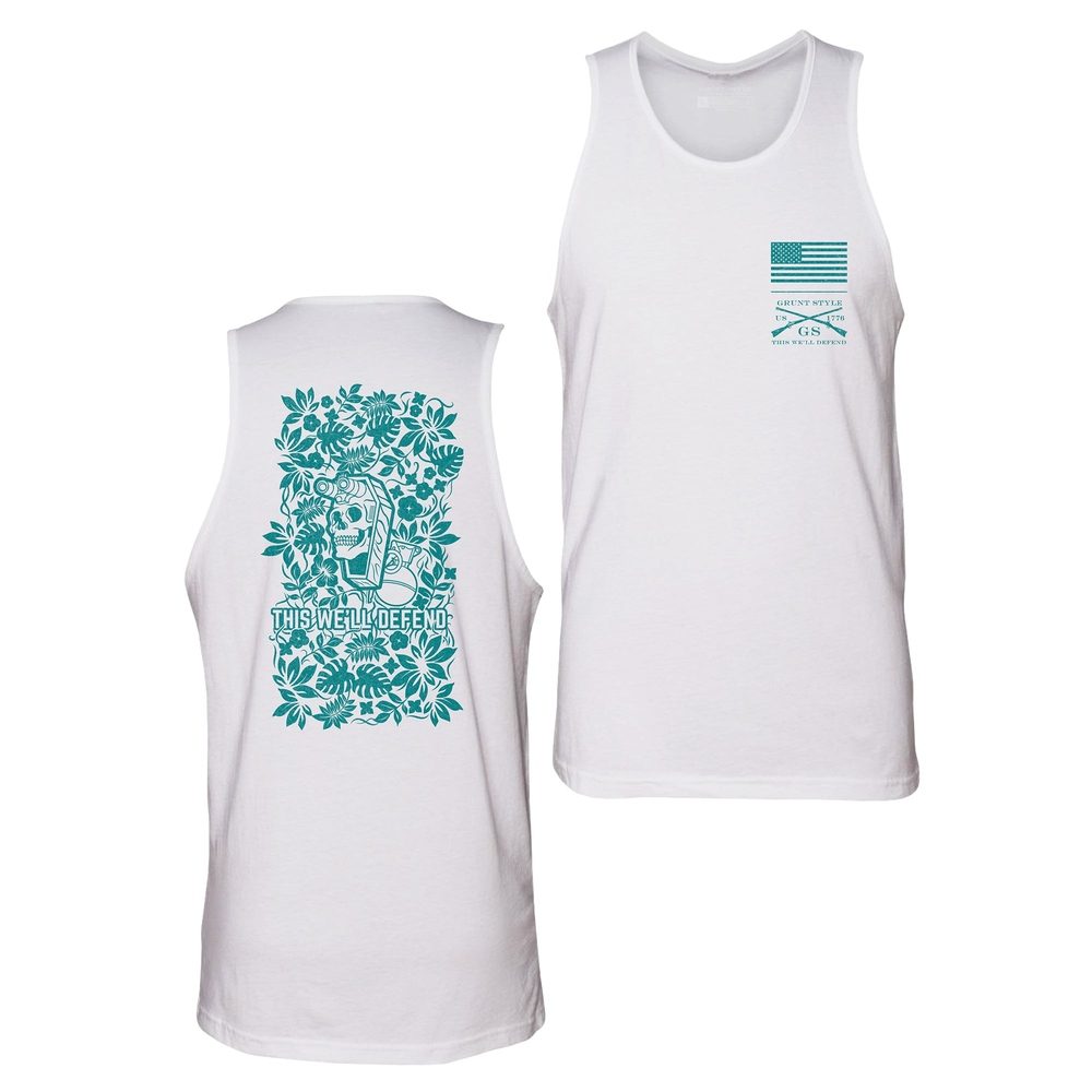 Grunt Style Tropical Death Aqua Tank - White tanks
