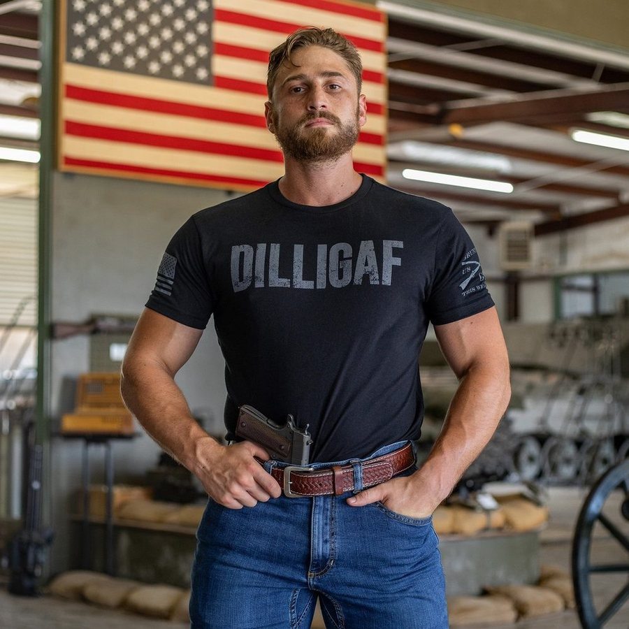 Grunt Style DILLIGAF T-Shirt - Black T-Shirt