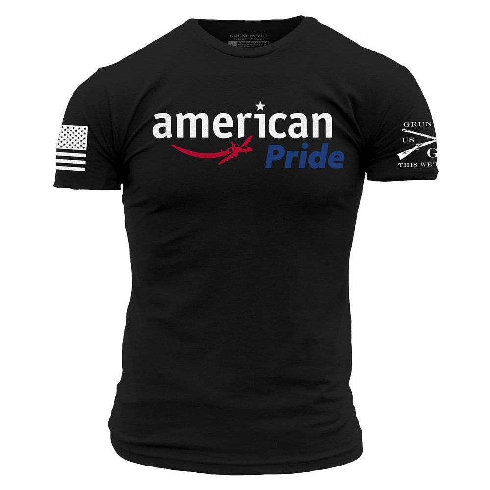 Grunt Style American Pride T-Shirt - Black T-Shirt