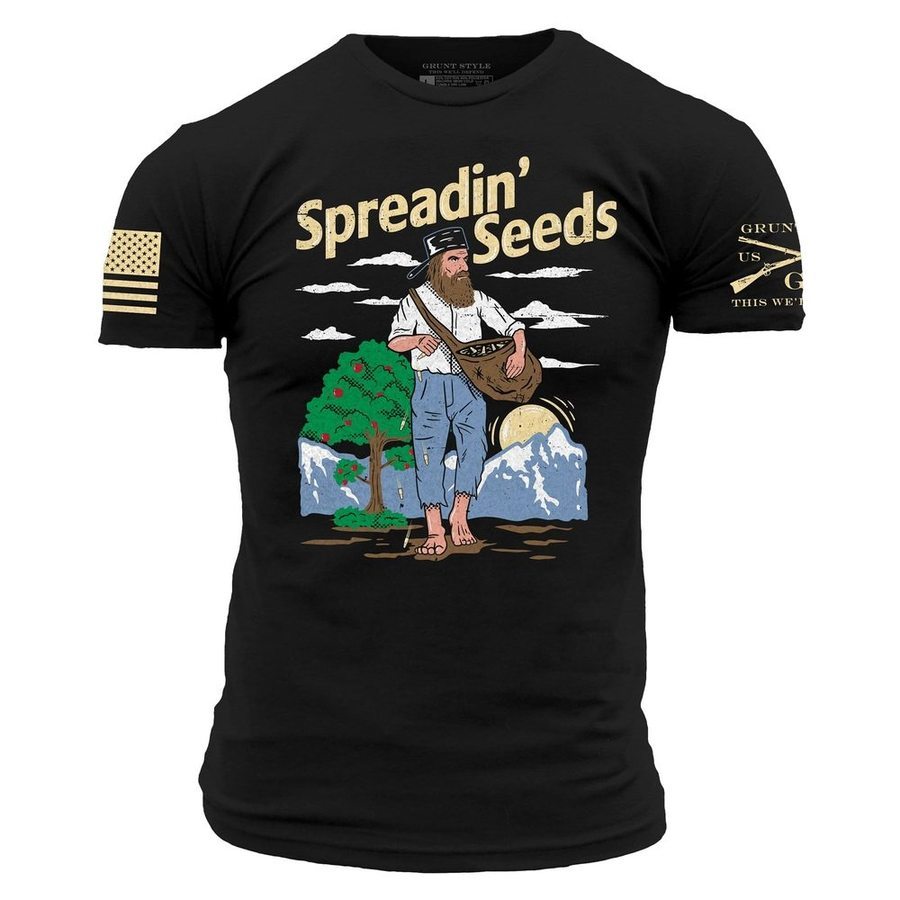 Grunt Style Spreadin' Seeds T-Shirt - Black T-Shirt