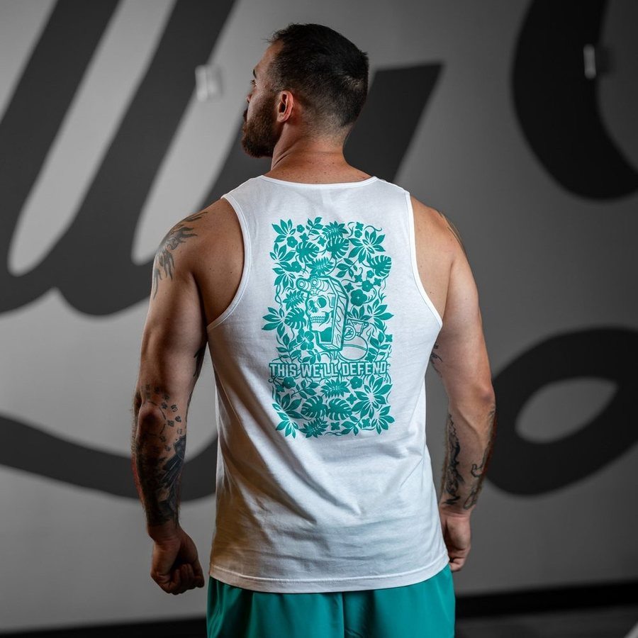 Grunt Style Tropical Death Aqua Tank - White tanks
