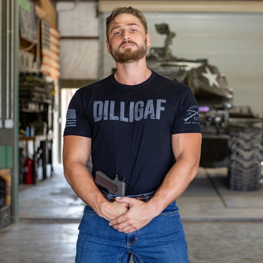Grunt Style DILLIGAF T-Shirt - Black T-Shirt
