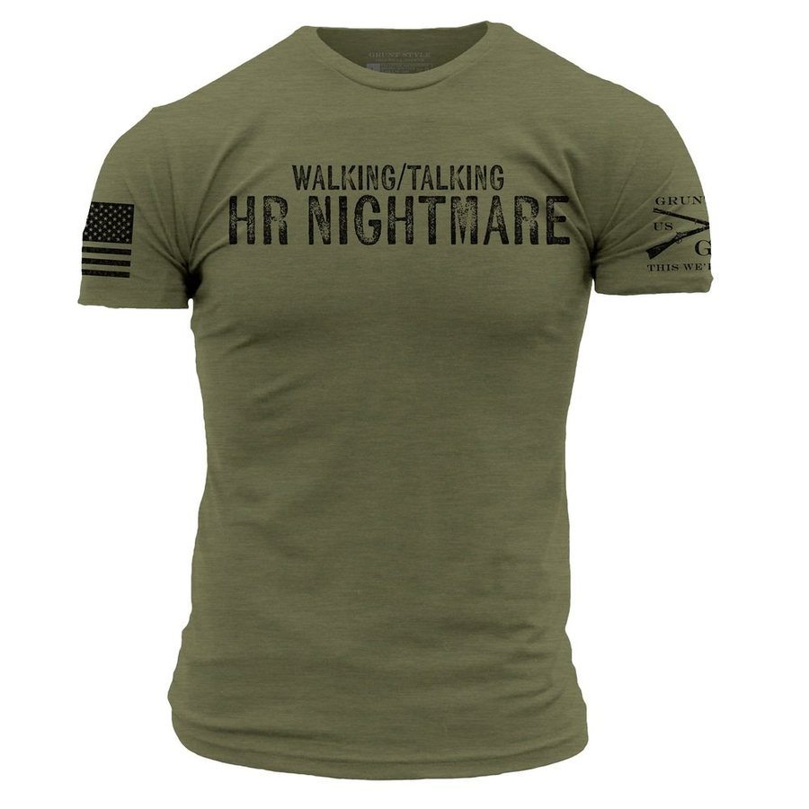Grunt Style HR Nightmare T-Shirt - Military Green T-Shirt