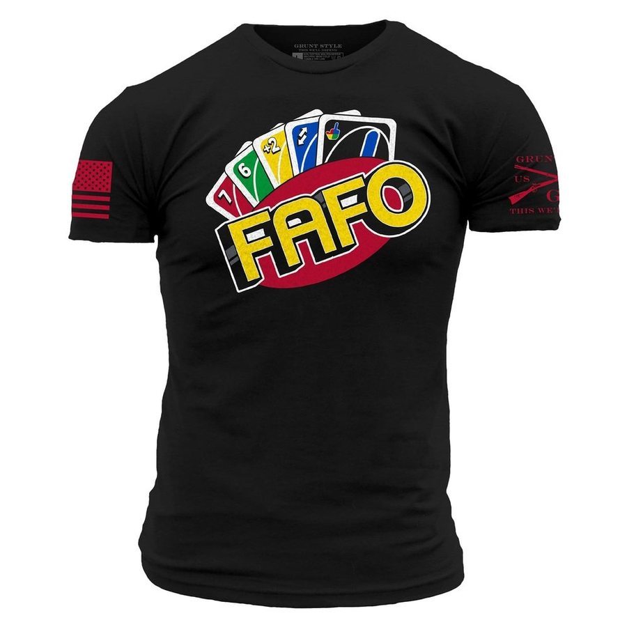 Grunt Style FAFO Wild Card T-Shirt - Black T-Shirt