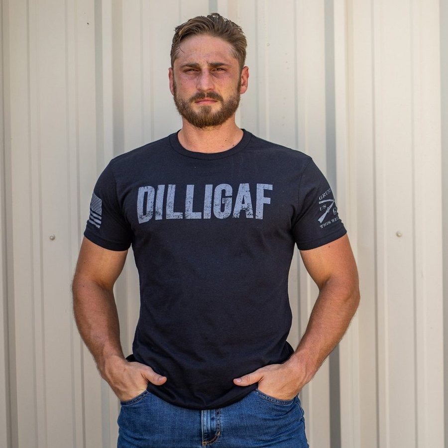 Grunt Style DILLIGAF T-Shirt - Black T-Shirt