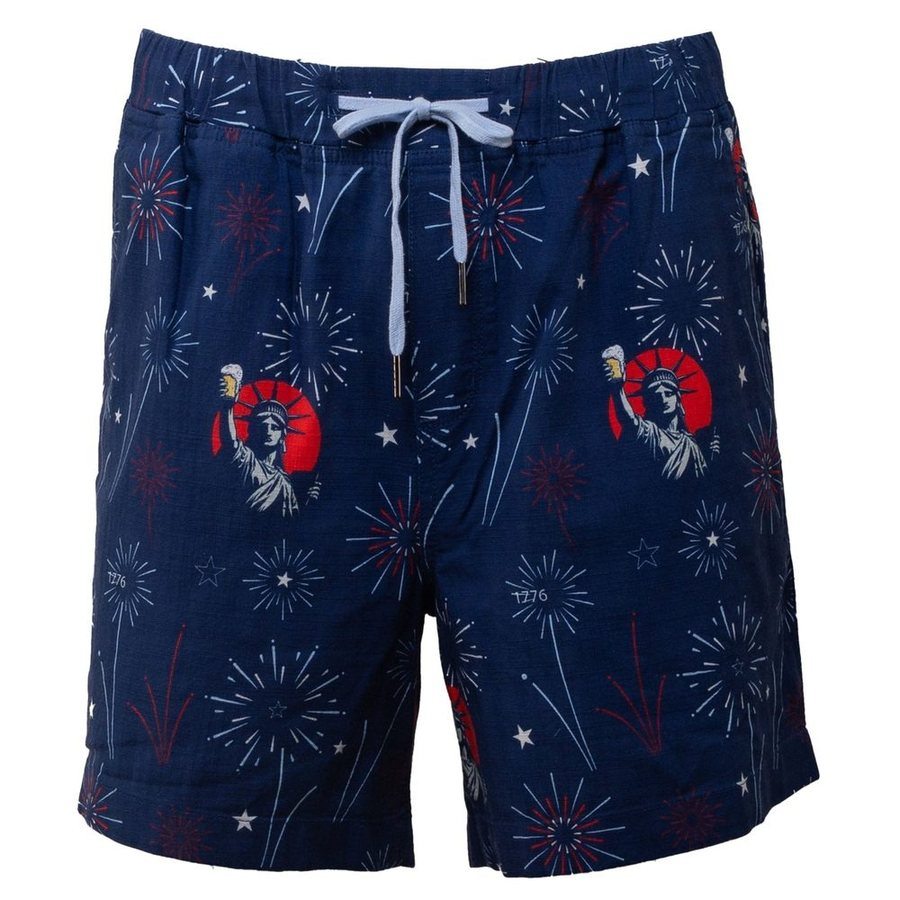 Getaway Casual Shorts - Toast Of Freedom - Navy