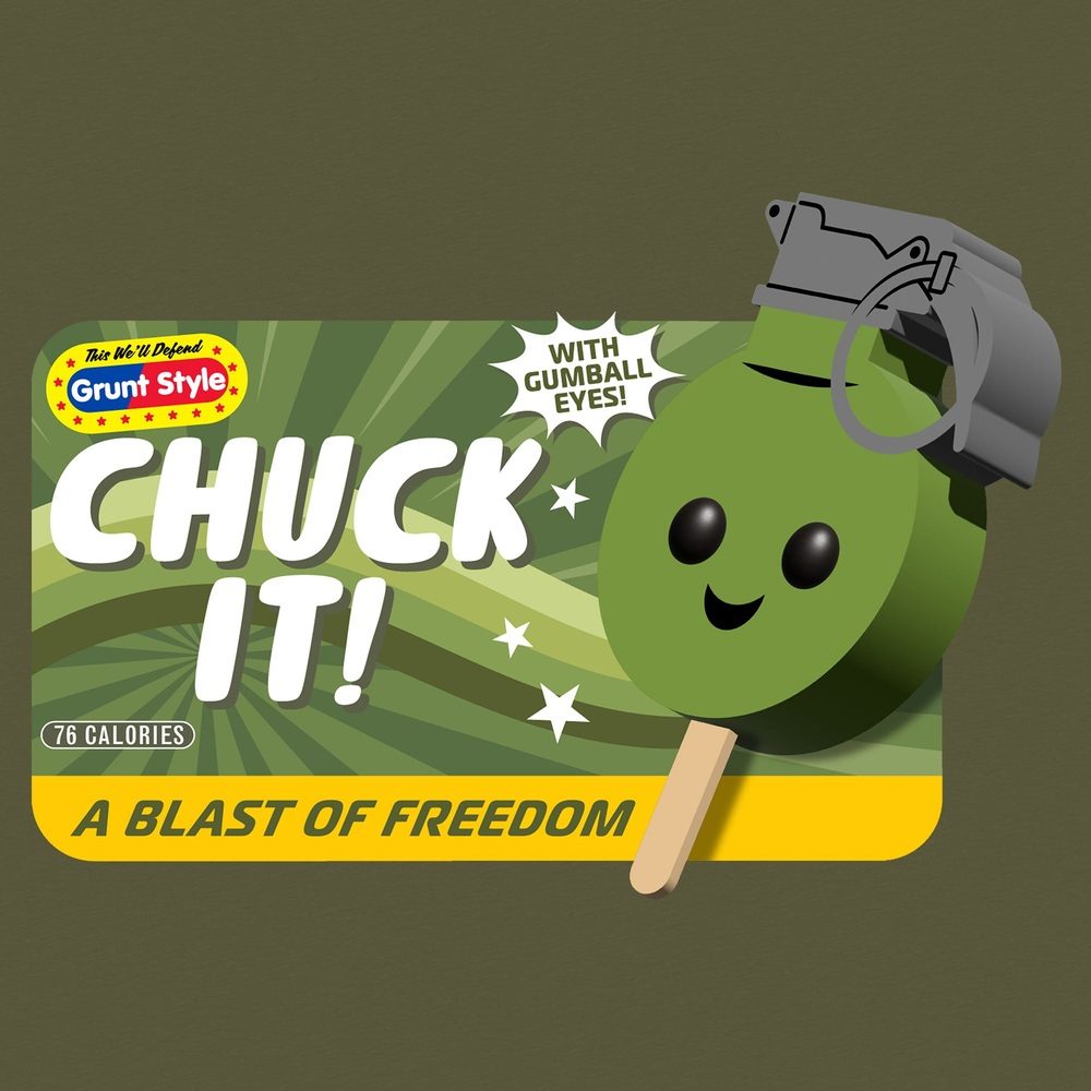 Chuck It T-Shirt - Military Green