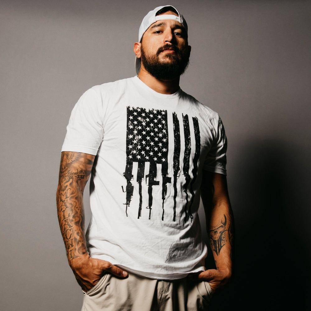 Men's Rifle Flag Tee | Grunt Style 