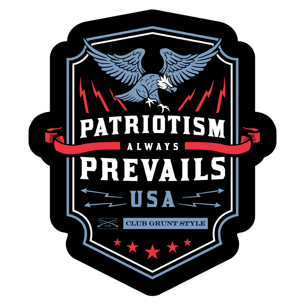 2024 August Club Sticker - Patriotism Prevails