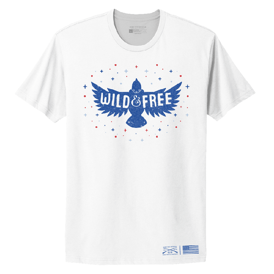 Women's Wild & Free Boyfriend Fit T-Shirt - White